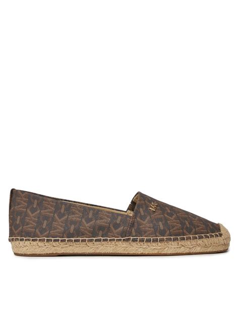 michael kors espadrilles braun|michael kors kendrick slip on.